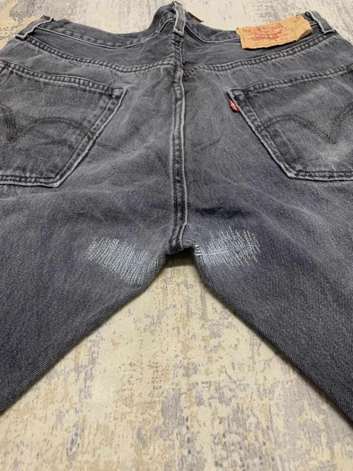 Levi's Vtg Levis 501 Levis Faded Black Wash Jeans W34 Size US 34 / EU 50 - 11 Thumbnail
