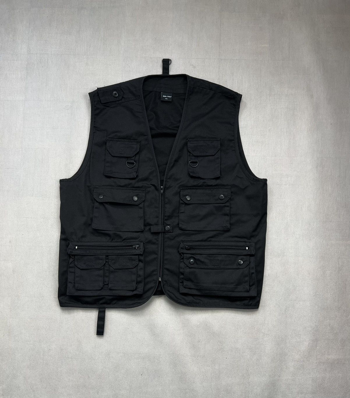 Vintage Vest Jacket Mil Tec Army Military Multi Pocket Size US XXL / EU 58 / 5 - 1 Thumbnail