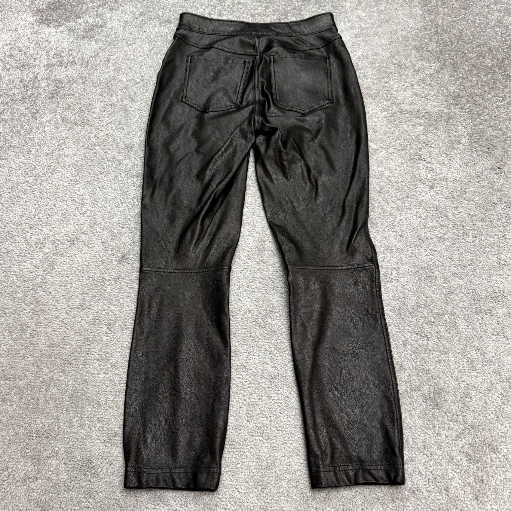 Spanx Spanx Faux Leather Skinny Stretch Leggings Pants Womens XS Black High Rise 24x24 Stretch Ankle Leggings City Classic Womens Black XS Spanx Size 26" / US 2 / IT 38 - 2 Thumbnail