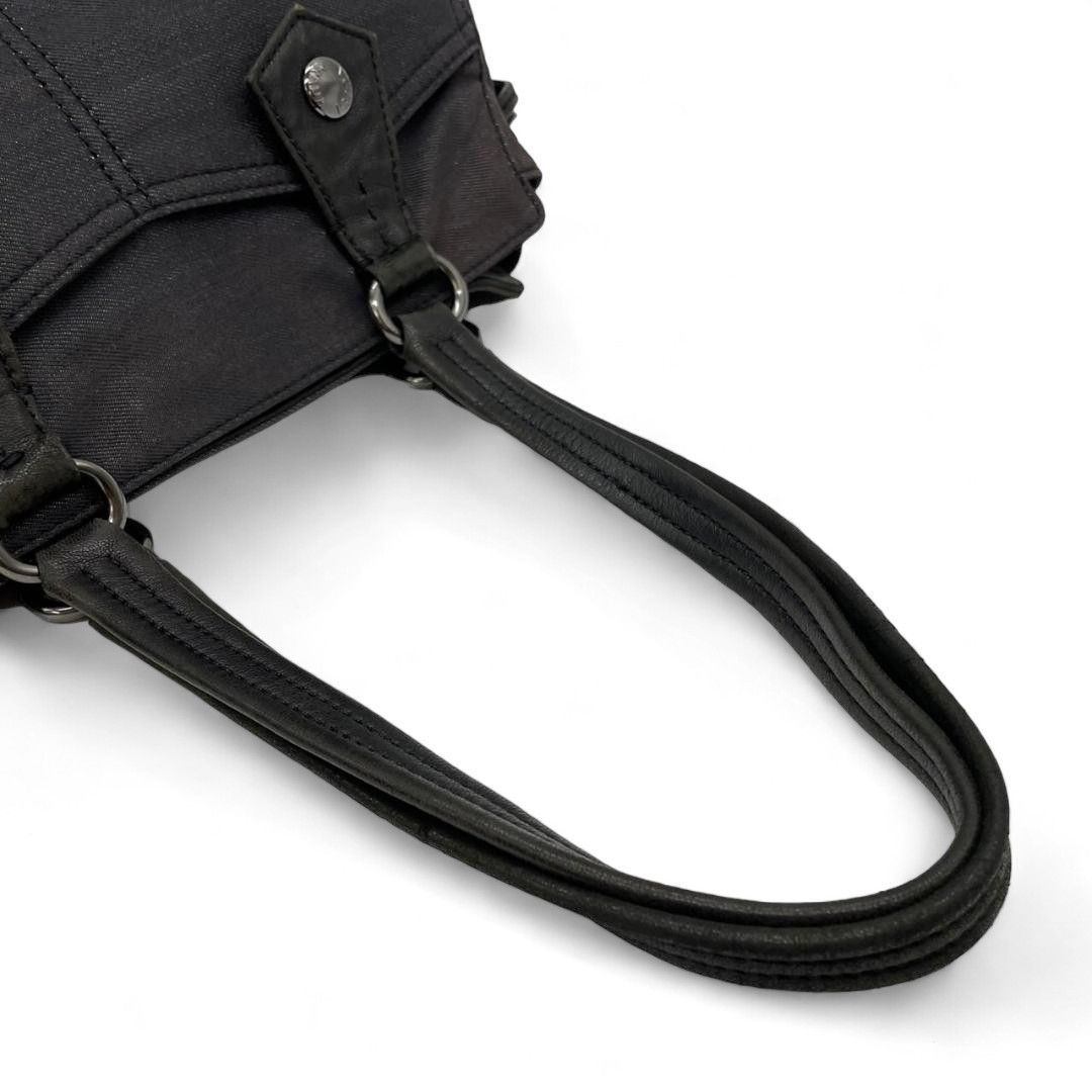 Prada Prada - Shoulder Bag Denim Black Leather Size ONE SIZE - 7 Thumbnail