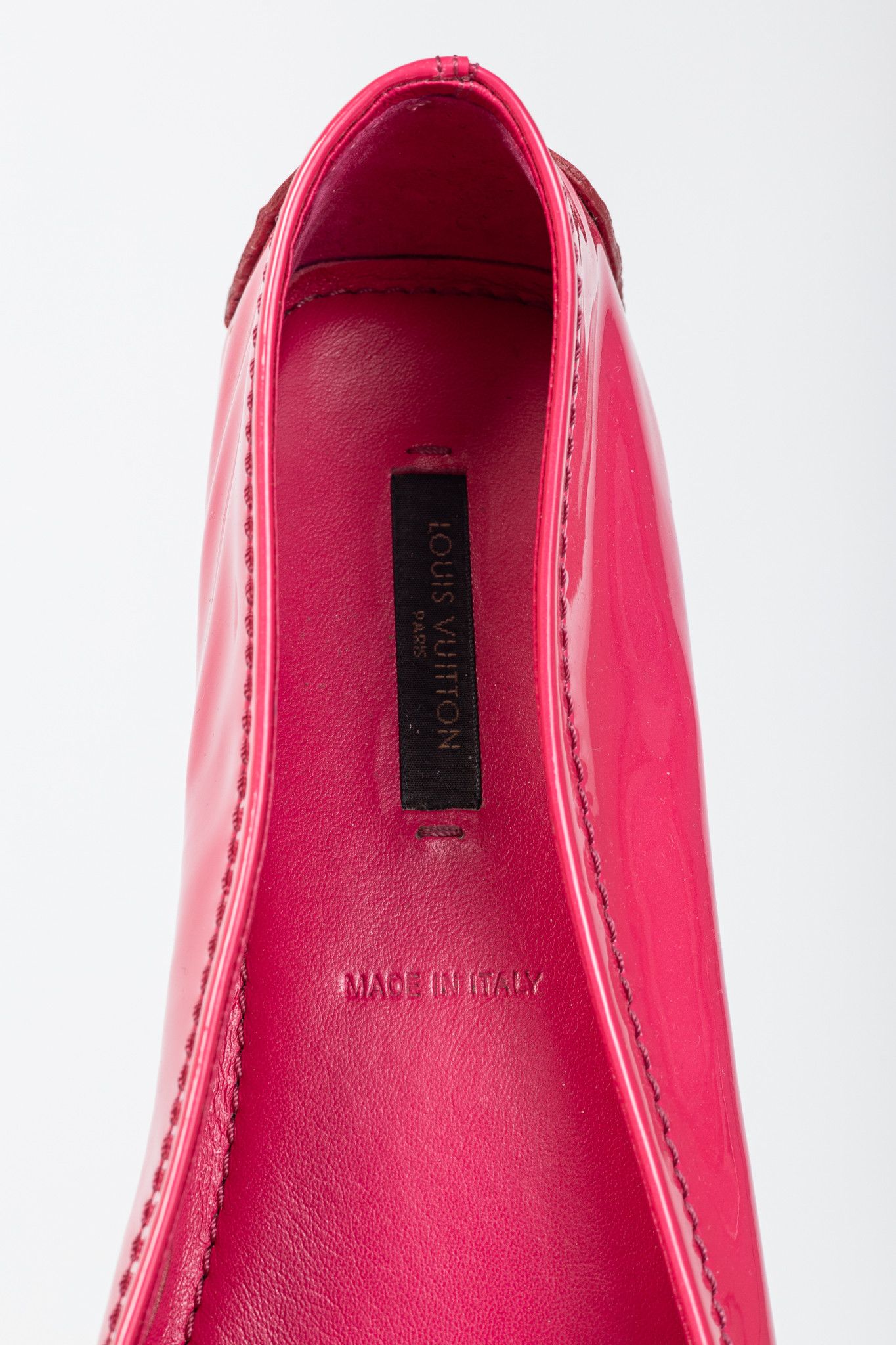 Louis Vuitton Louis Vuitton Rose Pop LV Oxford Patent Ballerina Flats Size US 8.5 / IT 38.5 - 10 Thumbnail