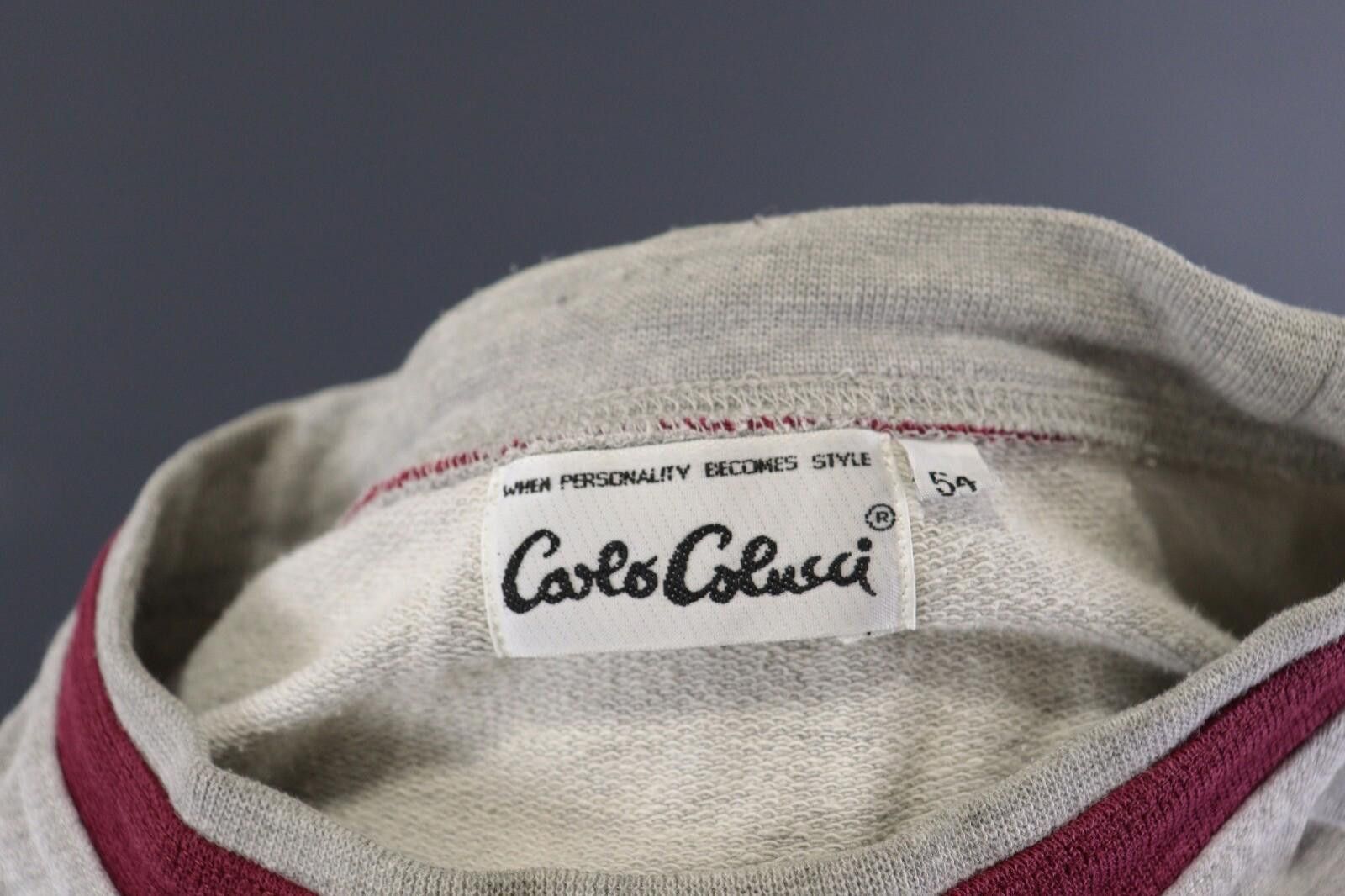 Carlo Colucci Vintage Carlo Colucci Sweatshirt Size L US 42-44 EU 52-54 Size US L / EU 52-54 / 3 - 11 Thumbnail