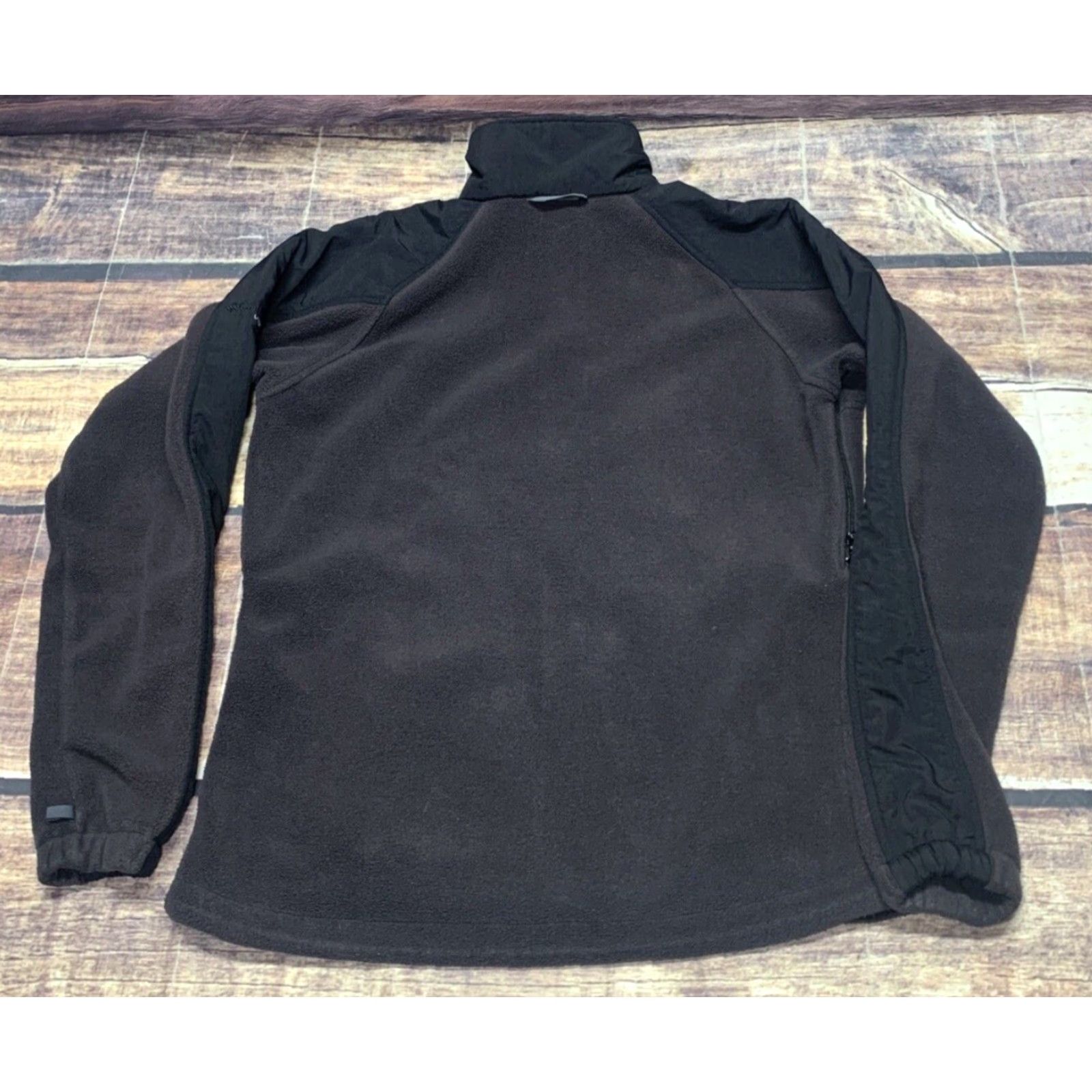 Vintage Columbia Vertex Core Interchange Fleece Women Jacket Black Medium Zip Pockets Full Zip Hip Length Size M / US 6-8 / IT 42-44 - 6 Thumbnail