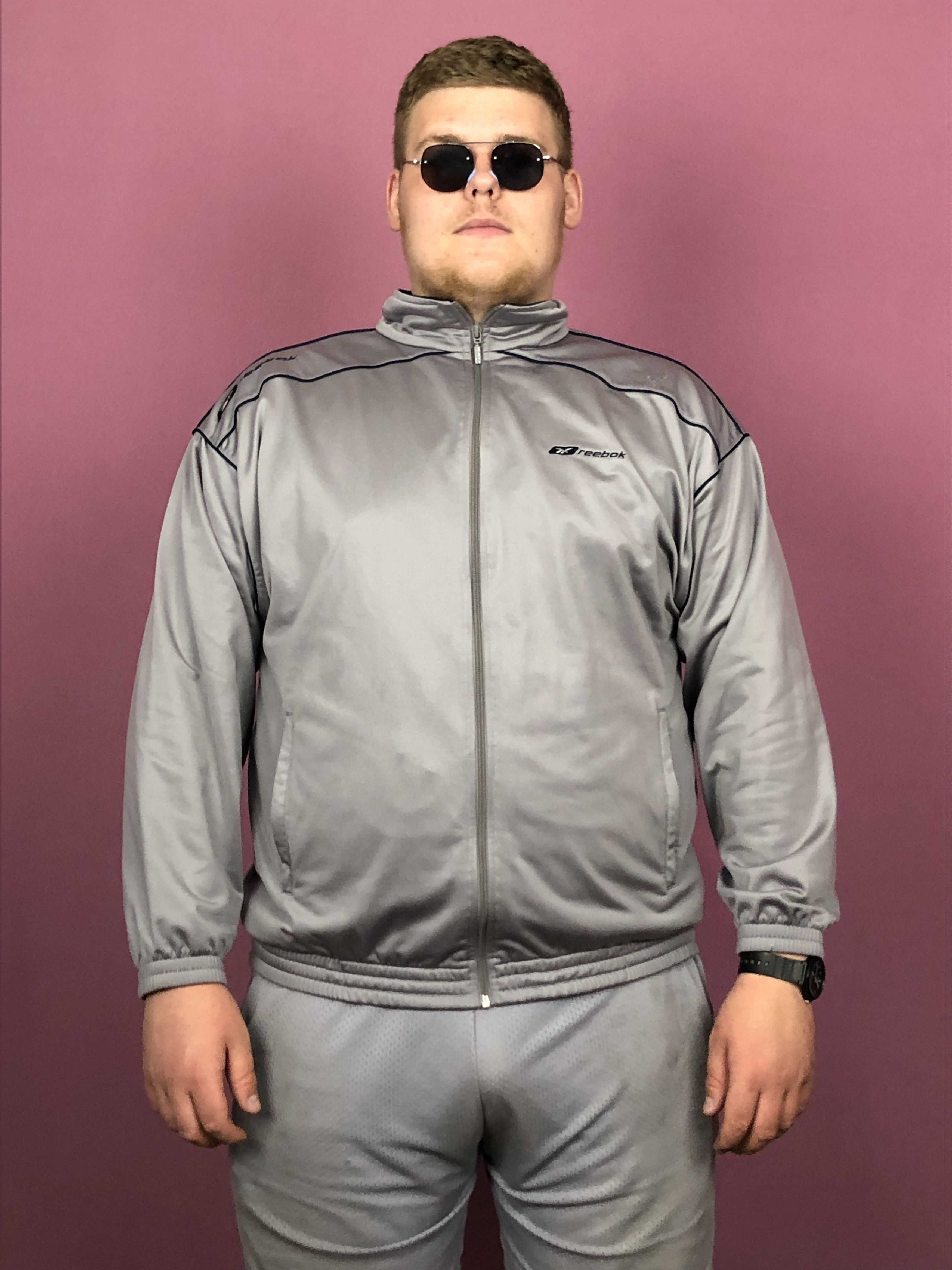 Reebok × Vintage Reebok Vintage Men's Track Jacket - XL Size US XL / EU 56 / 4 - 1 Thumbnail