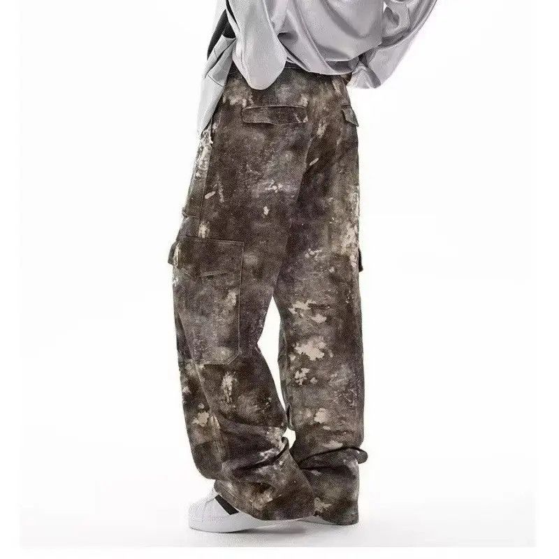 Japanese Brand Retro loose camouflage pocket jeans Size US 32 / EU 48 - 3 Thumbnail