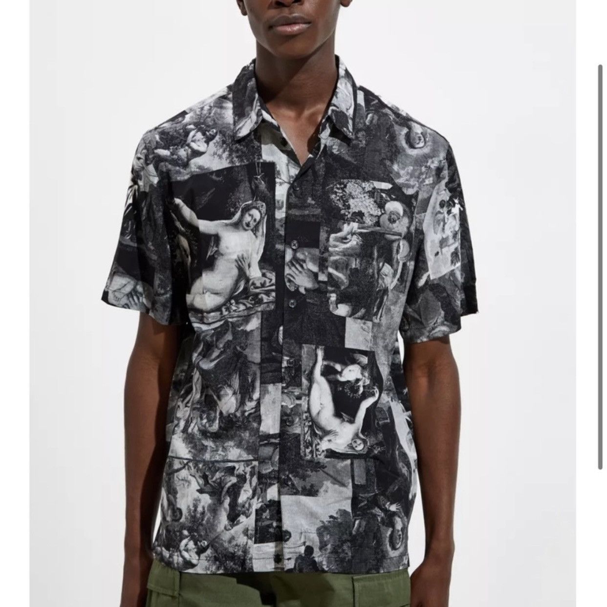 Urban Outfitters Urban Outfitters Art Motif Short Sleeve Shirt Size US S / EU 44-46 / 1 - 4 Thumbnail