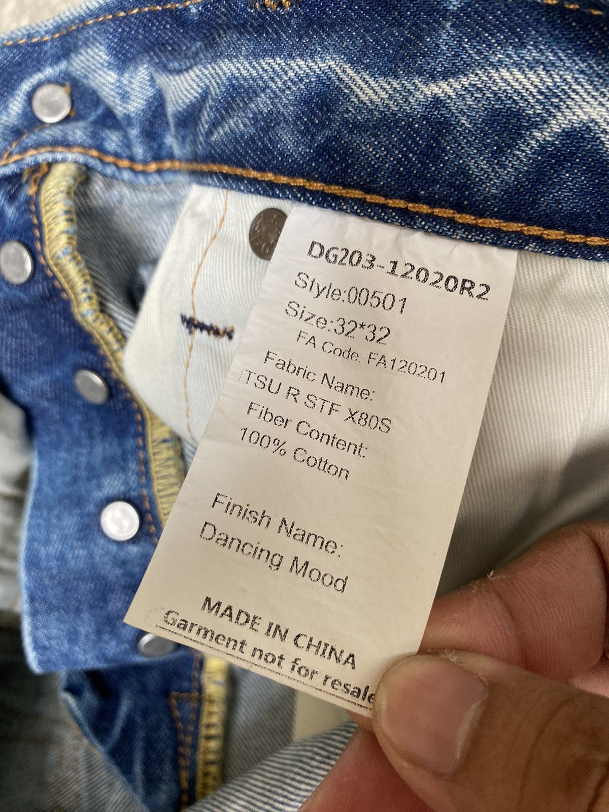 Levi's Made & Crafted 501 Dancing Mood Selvedge Jeans Size US 32 / EU 48 - 22 Thumbnail