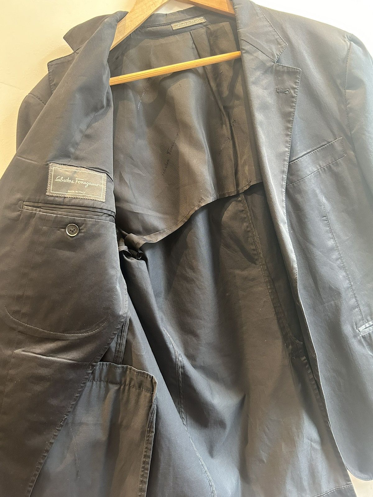Salvatore Ferragamo Salvadore Ferragamo Full Tailored Suit Size 46R - 2 Thumbnail