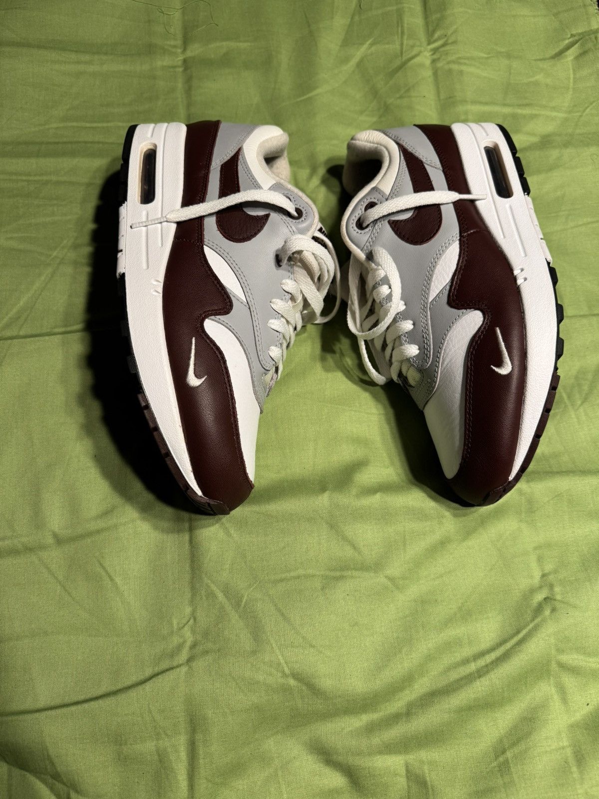 Nike Nike Air Max 1 PRM Mystic Dates White Brown Grey Size US 8 / EU 41 - 4 Thumbnail