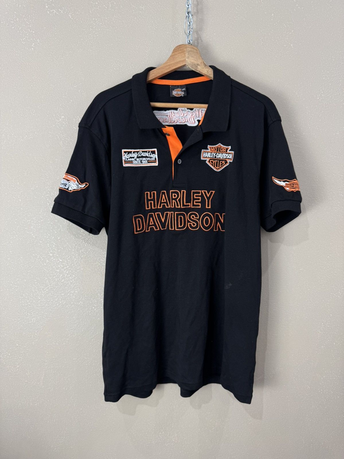 Harley Davidson Harley Davidson Polo Shirt Racing Camp Garage Biker Size US XXL / EU 58 / 5 - 1 Thumbnail