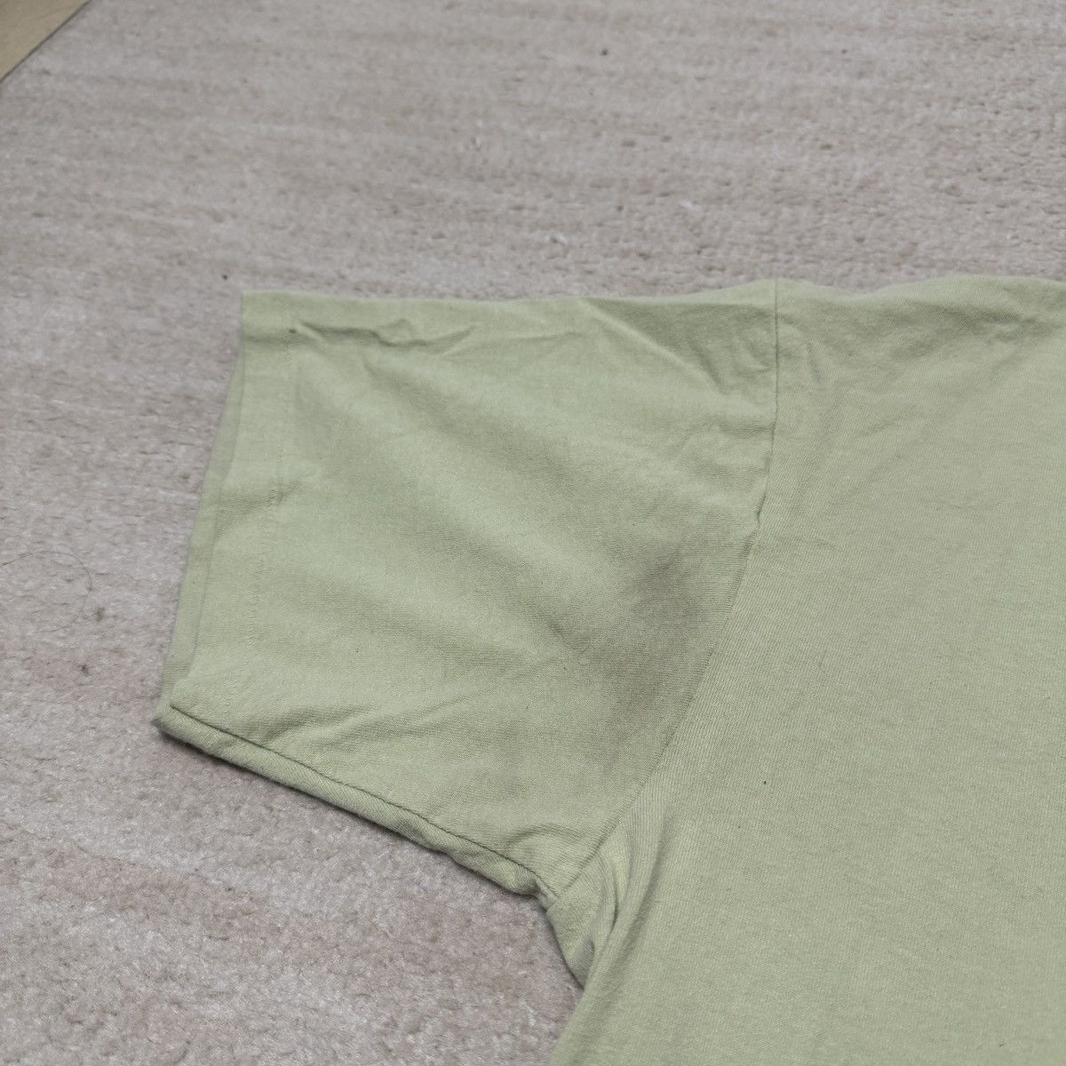 A Bathing Ape BAPE Pigment College T-Shirt Green Men's XL