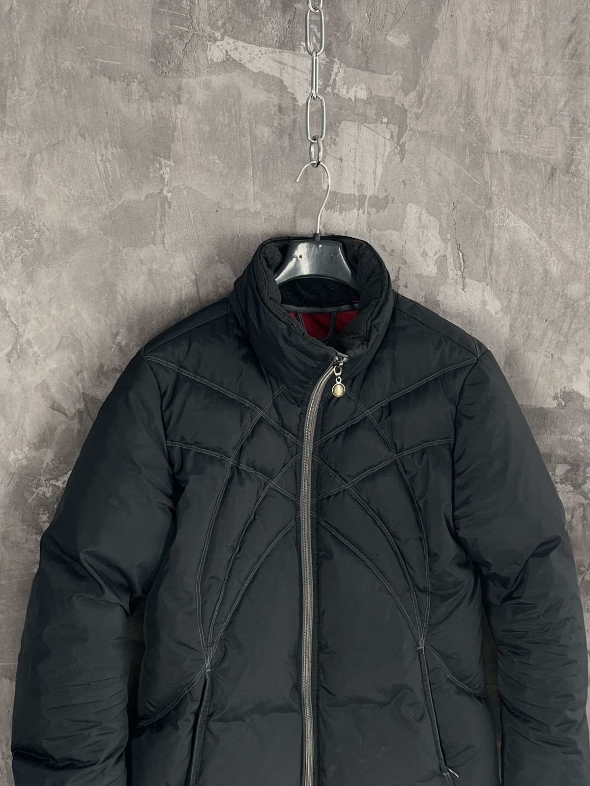 Japanese Brand × Nike × Vintage Nike Vintage 90s Small Logo Black Down Jacket Winter Puffer Size S / US 4 / IT 40 - 7 Thumbnail