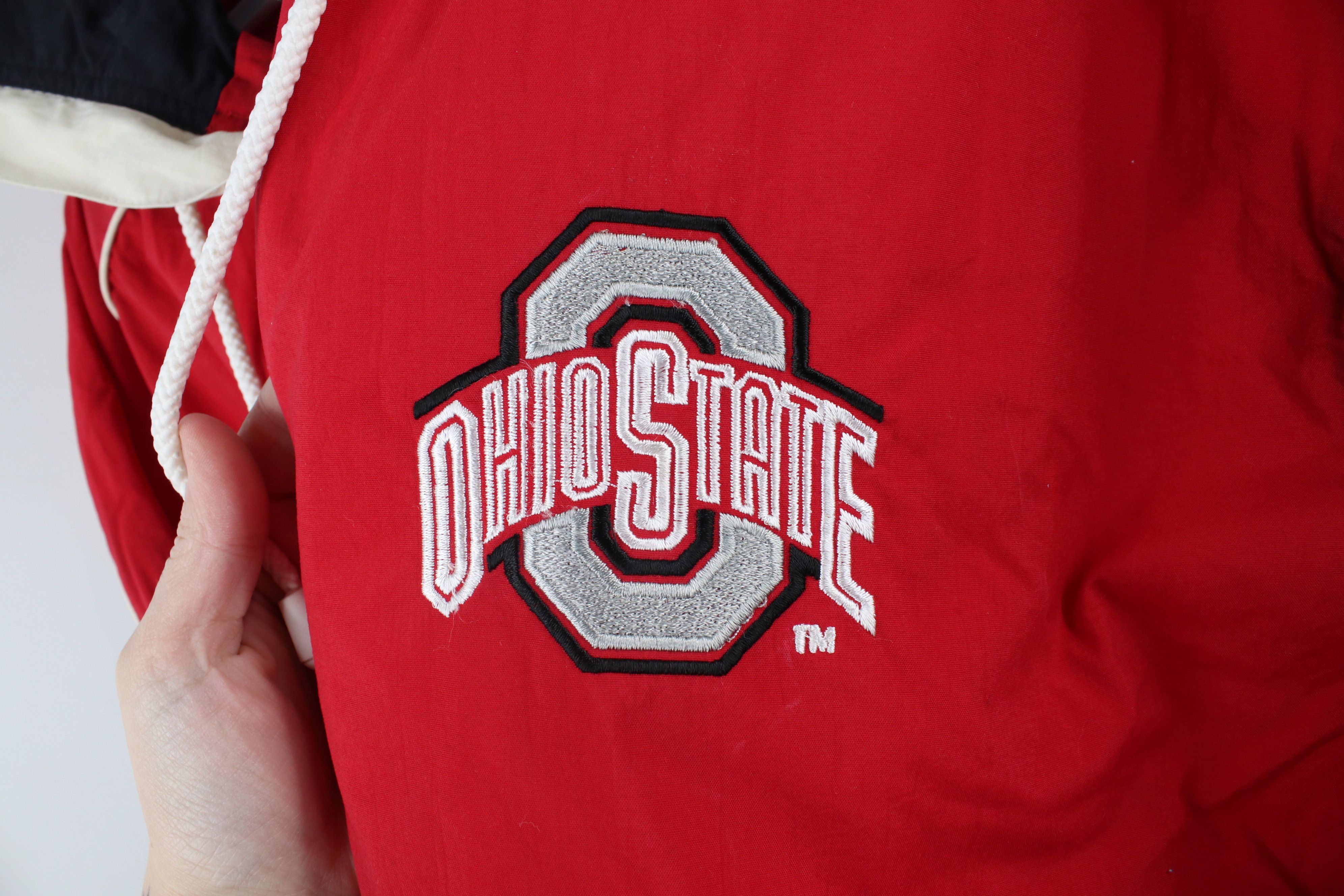 Vintage Vintage 90s Ohio State University Hooded Windbreaker Jacket Size US XL / EU 56 / 4 - 5 Thumbnail