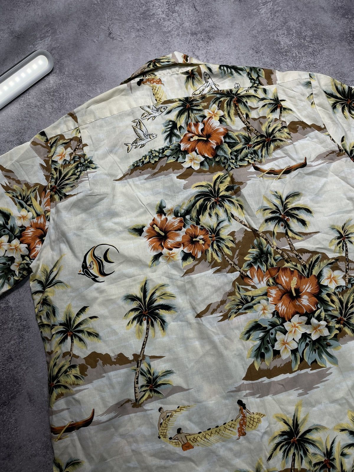 Vintage Archive Vintage Hawaiian Floral Camp Collar M Size US M / EU 48-50 / 2 - 8 Thumbnail