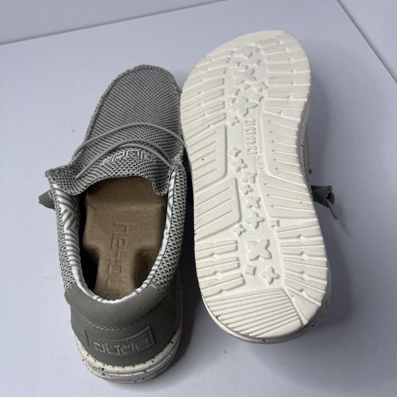 Designer Hey Dude Shoes Men's Size 10 Wally Sox Ash Shoes 110353500 Size US 10 / EU 43 - 4 Thumbnail