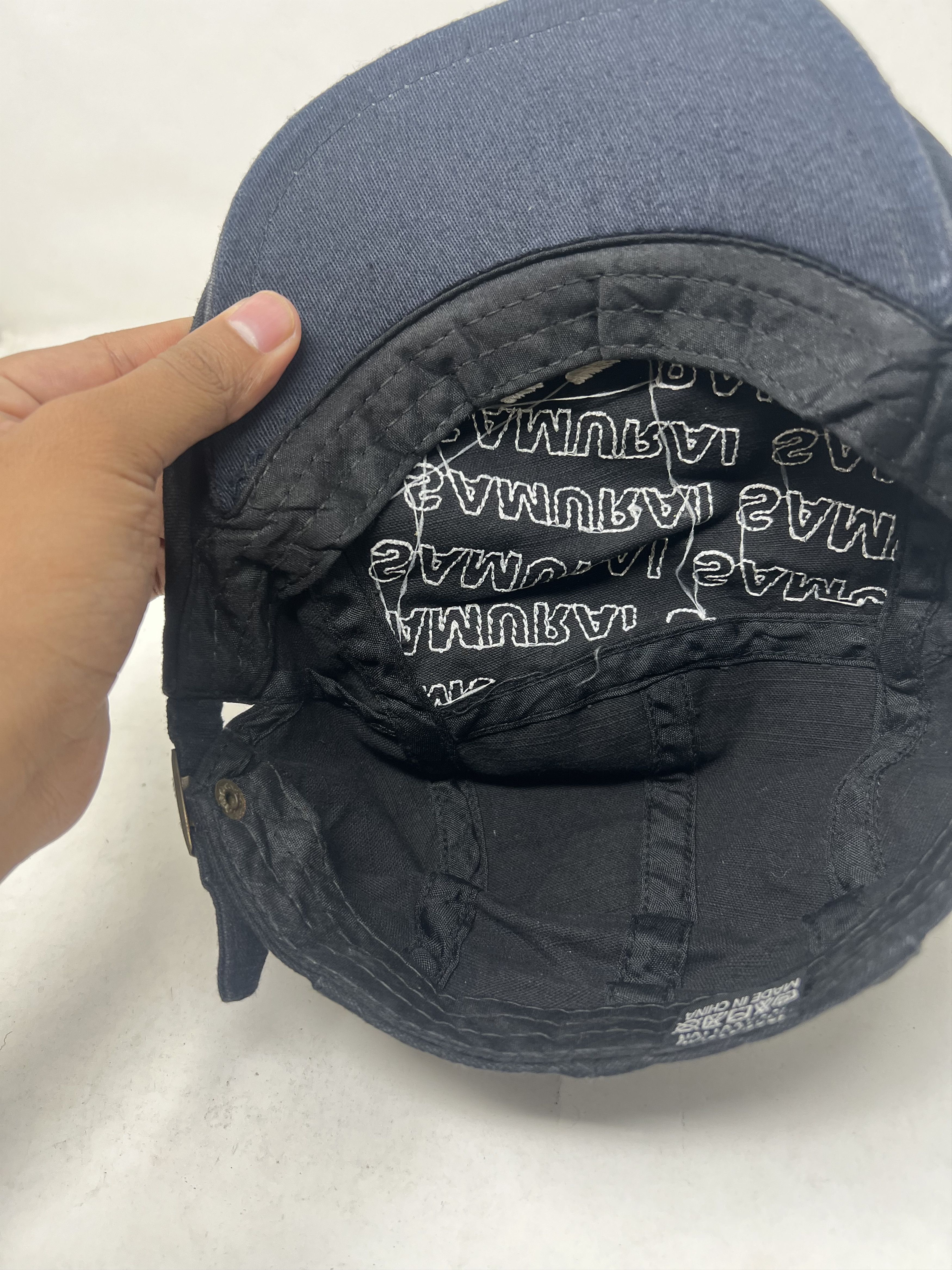 If Six Was Nine Samurai Embroidery Flat Baretta Hat Size ONE SIZE - 9 Thumbnail