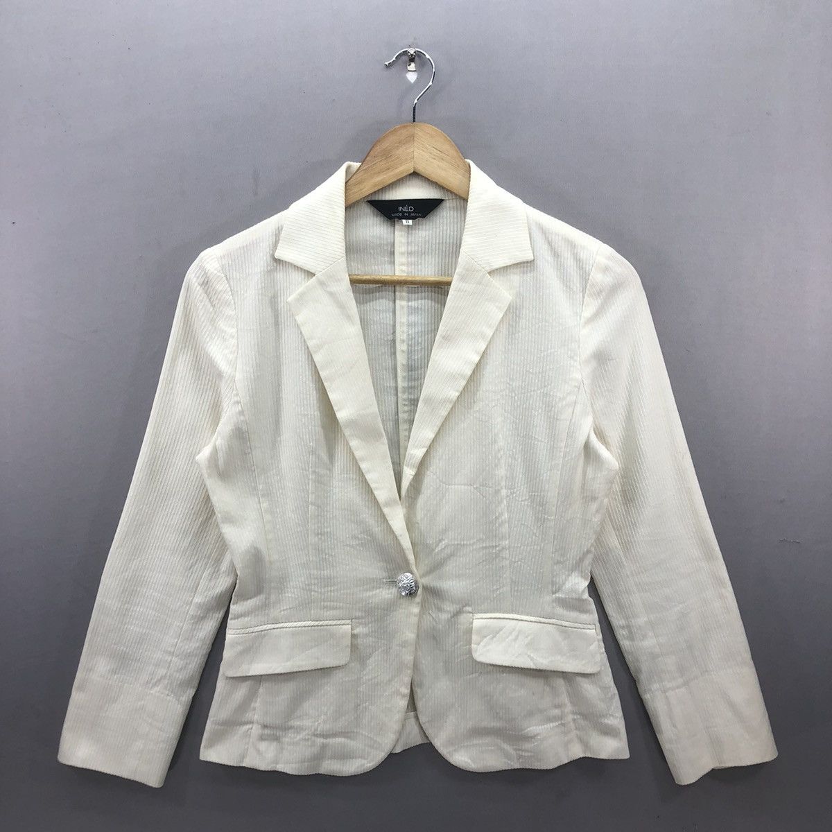 Yohji Yamamoto Inéd 1 Button Blazer Jacket Size XS / US 0-2 / IT 36-38 - 1 Thumbnail