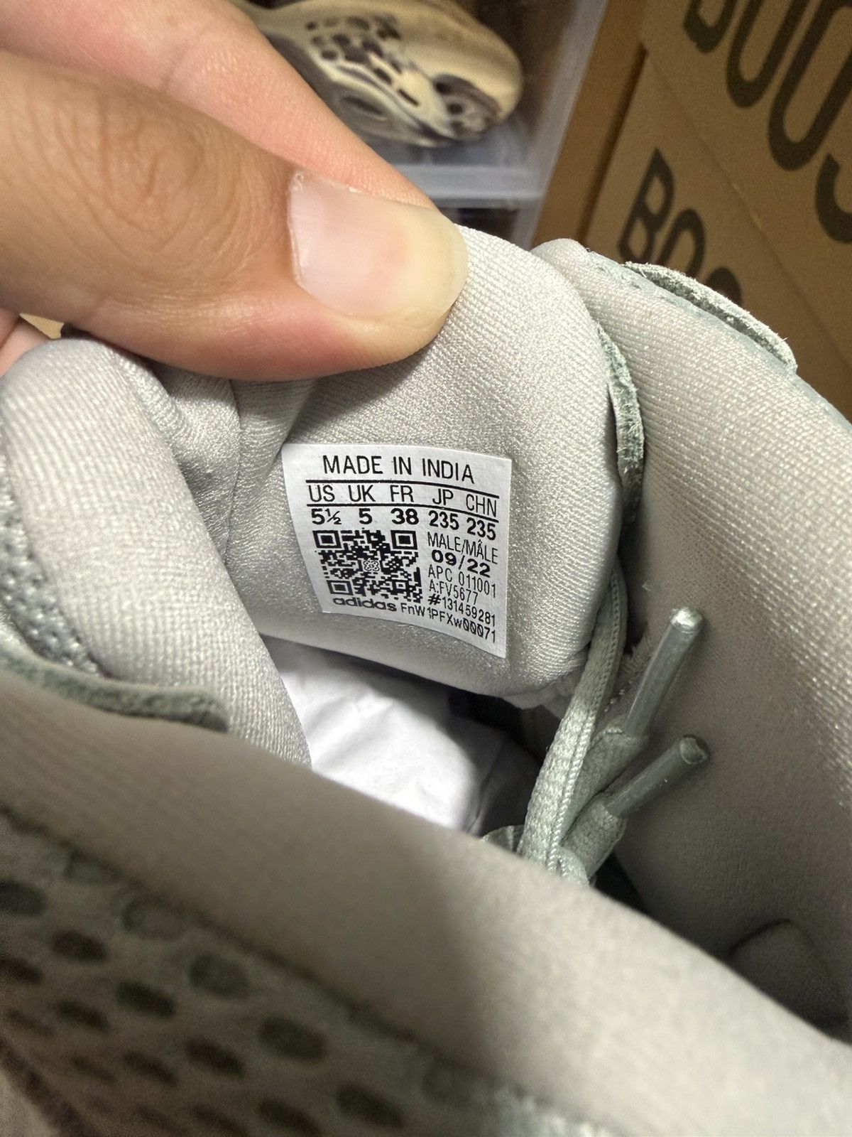 Adidas × Kanye West Adidas Yeezy Desert Boot Salt Size US 5.5 / EU 38 - 8 Thumbnail
