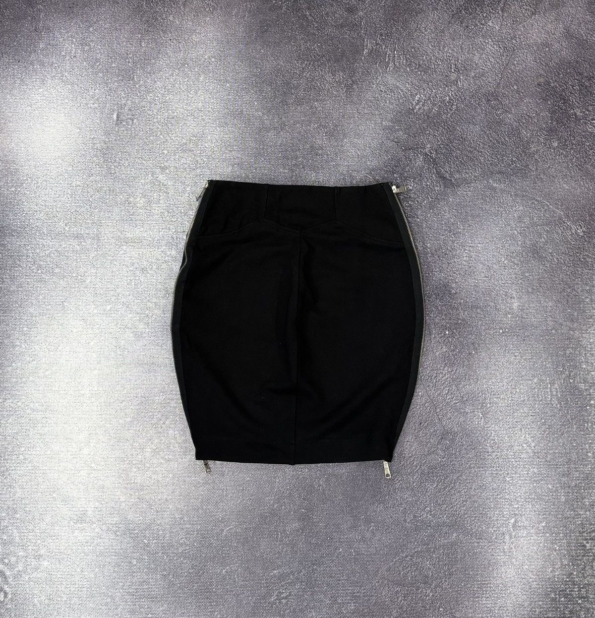 Diesel Diesel O-Gilda NWT Women’s Black Stretch Mini Skirt Size 26" / US 2 / IT 38 - 2 Thumbnail