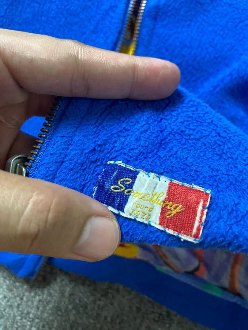 Japanese Brand Something Found 1975 Art & Design Fleece Jacket (205) Size US M / EU 48-50 / 2 - 7 Thumbnail