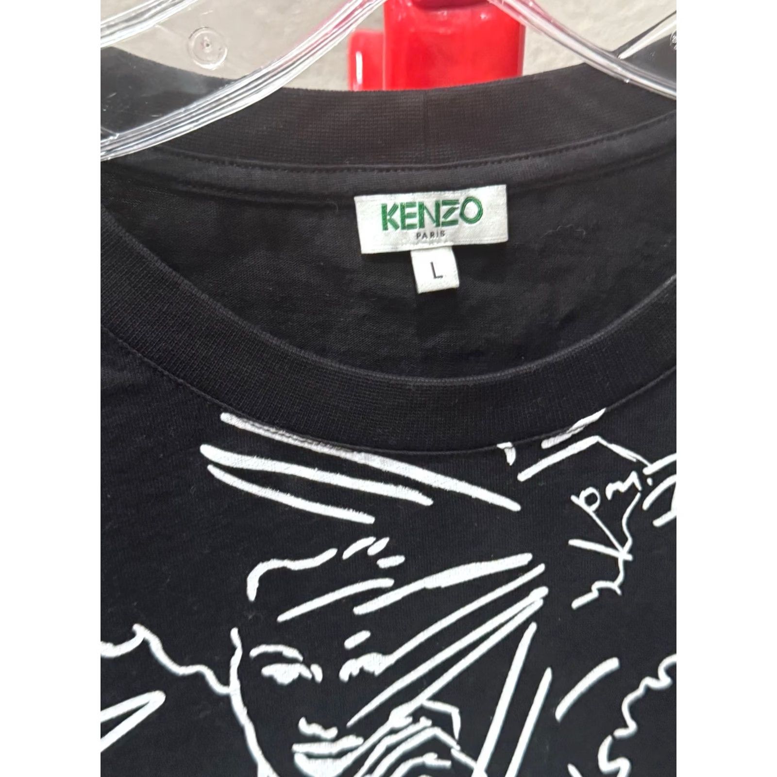 Kenzo WOMENS Kenzo Paris Antonio Lopez Large L TEE T SHIRT Shirt Womens Multicolor L 90s Size L / US 10 / IT 46 - 6 Thumbnail