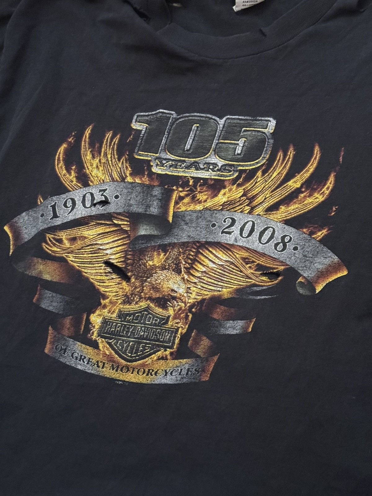 Harley Davidson Distressed Harley Davidson Tee Size US S / EU 44-46 / 1 - 2 Thumbnail