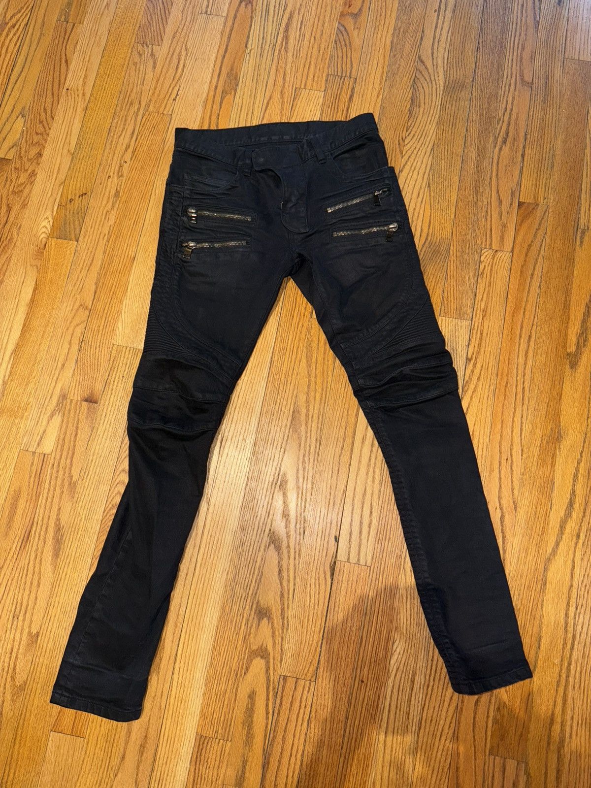 Balmain 12ss Decarnin 4 zip デニム Balmain Spring/Summer 2012 4-zip jeans now available on our