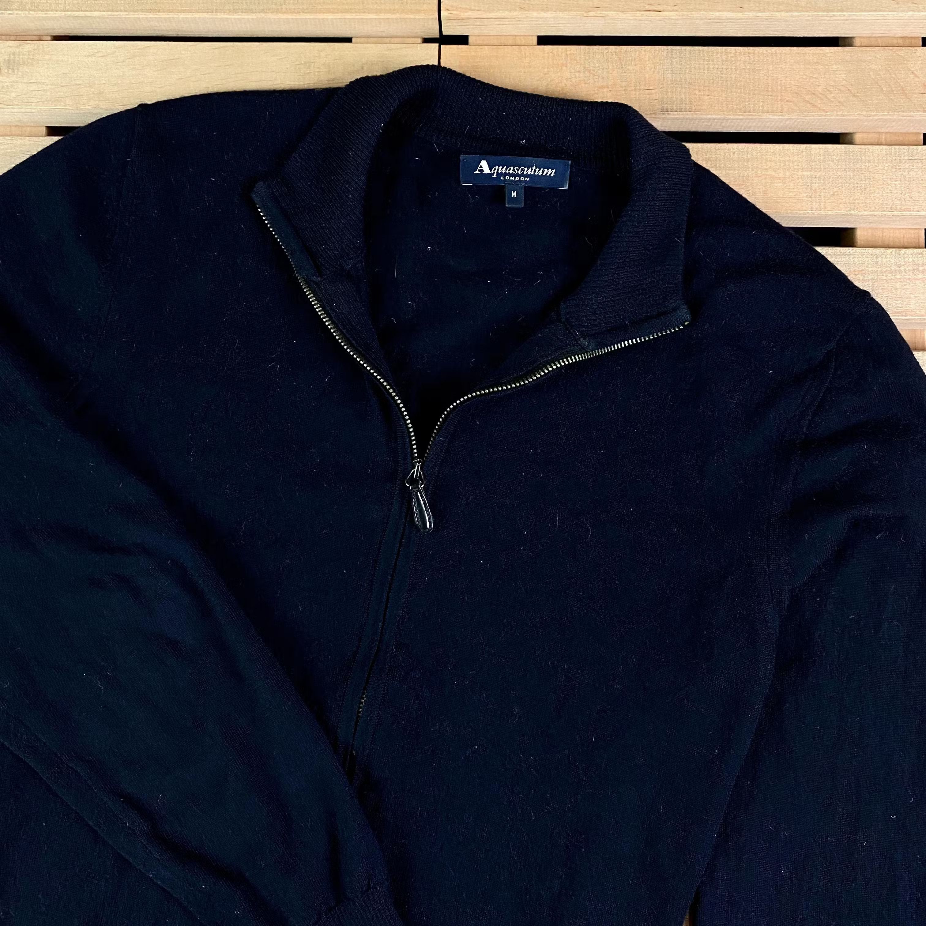 Aquascutum Mens Sweater Full Zip Aquascutum Size M Size US M / EU 48-50 / 2 - 2 Thumbnail