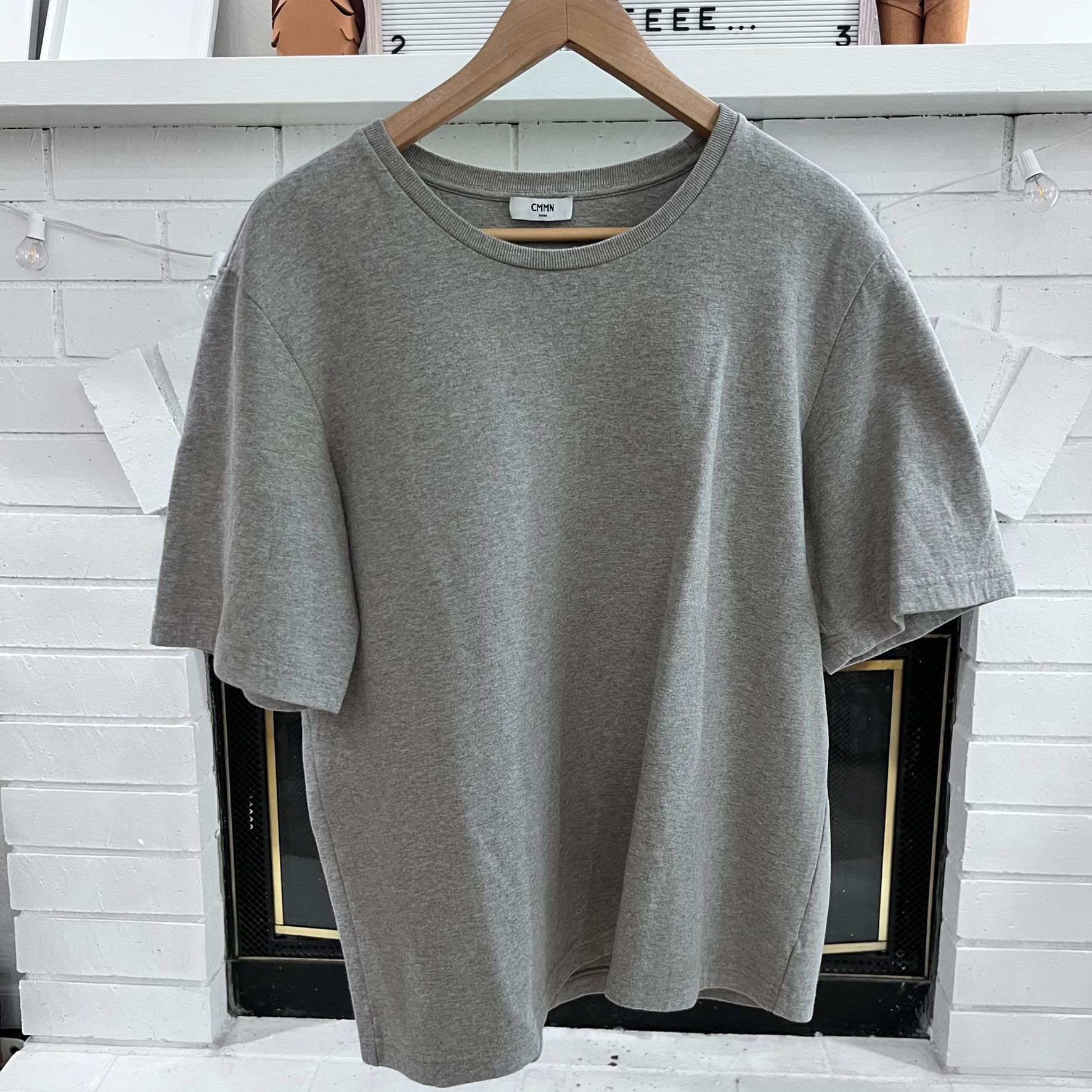 CMMN SWDN CMMN SWDN Genuine Fake Heavy Cotton Miles Boxy Tshirt Size US L / EU 52-54 / 3 - 2 Thumbnail