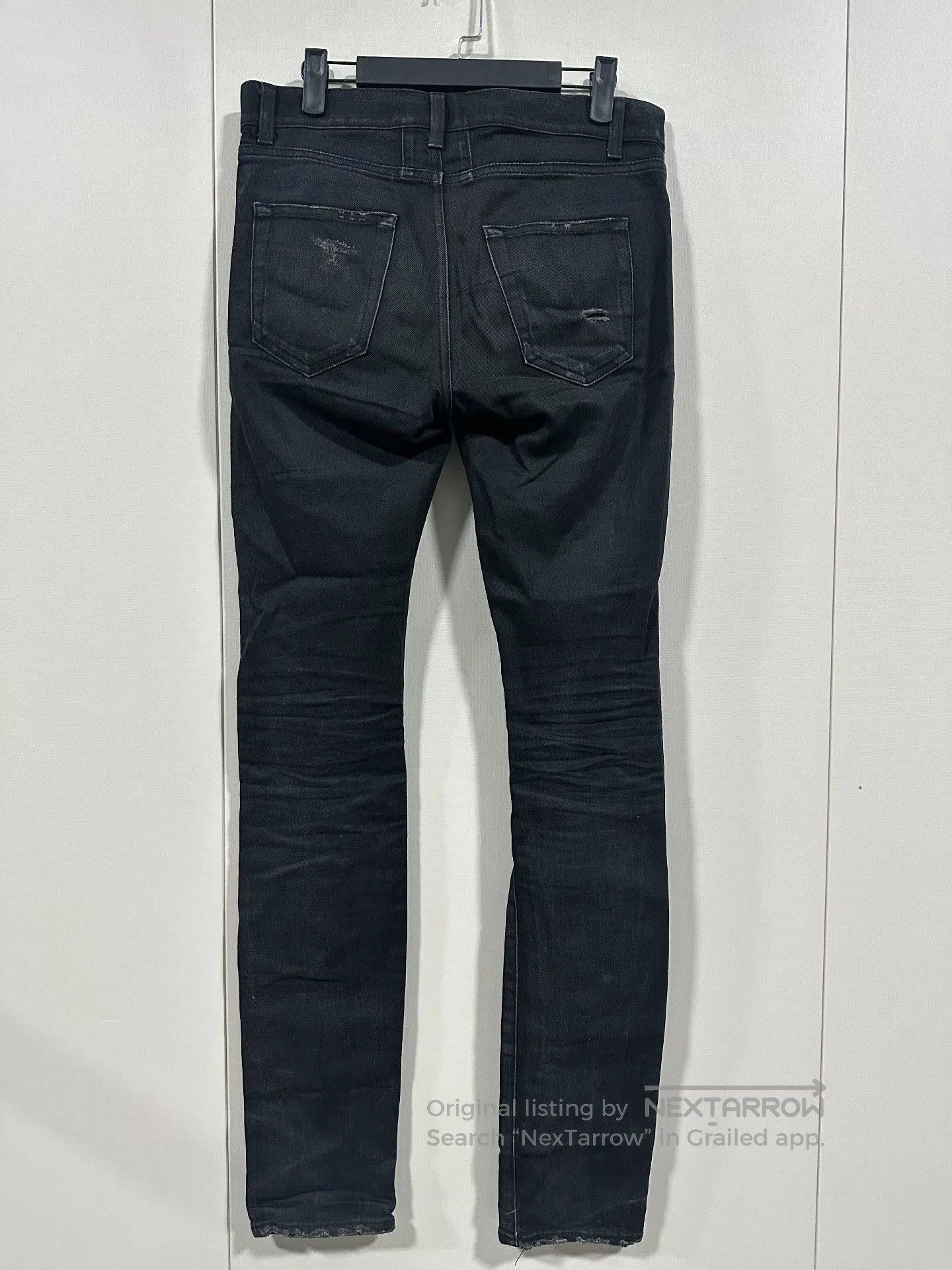 Saint Laurent Paris Saint Laurent SLP 15AW Black Skinny Jeans. Size US 29 - 2 Thumbnail
