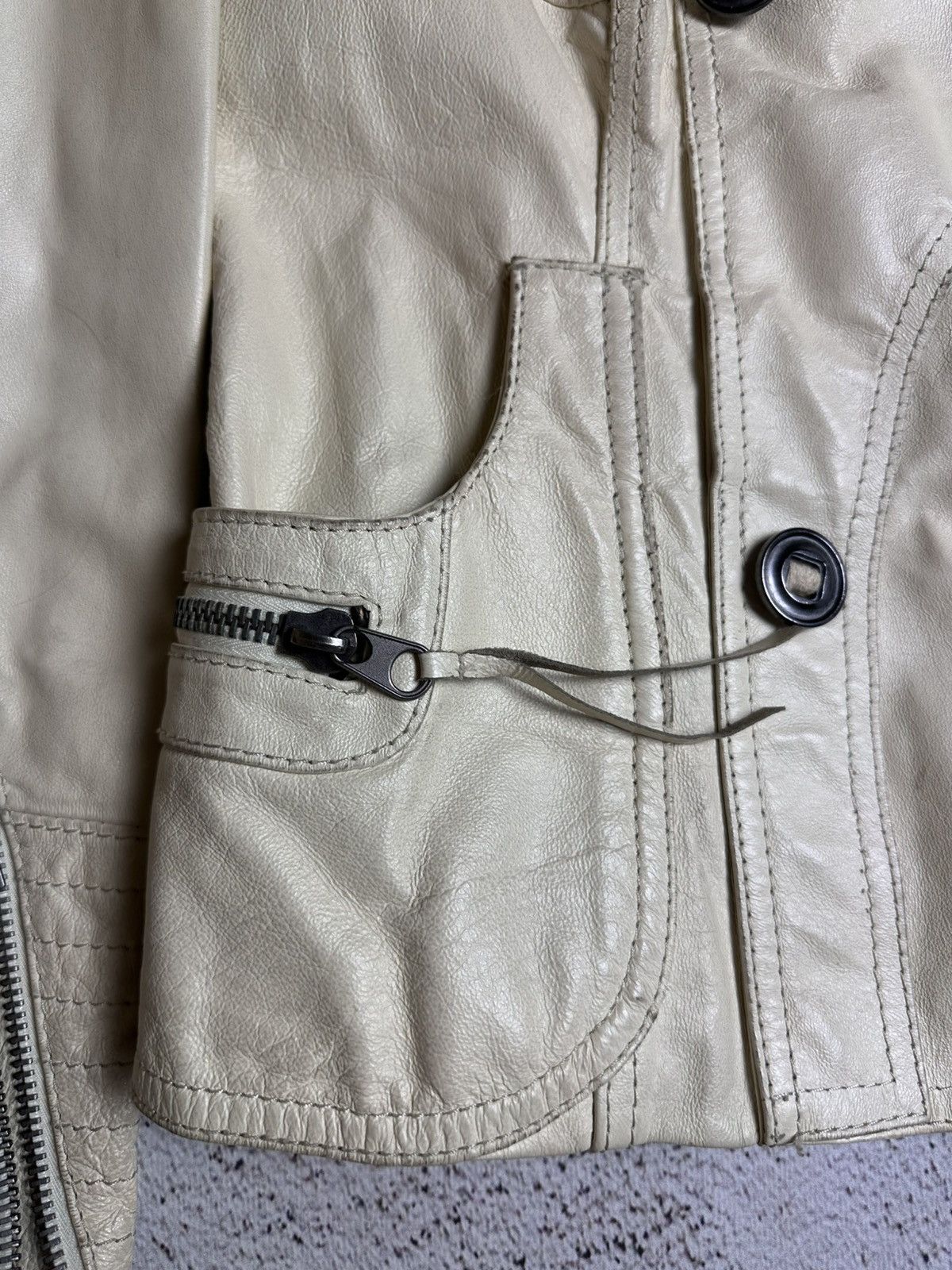 Japanese Brand × Vintage Leather jacket l.g.b japanese goa archive y2k Size M / US 6-8 / IT 42-44 - 7 Thumbnail