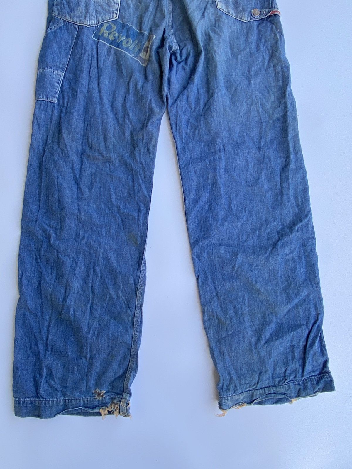 Other Vintage Hysteria Glamour Overalls Patchwork Clothing Blue M Size 32" / US 10 / IT 46 - 7 Thumbnail