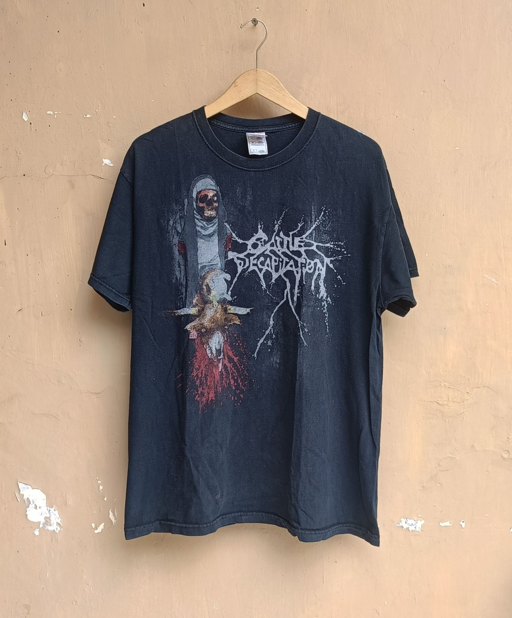 Band Tees × Fruit Of The Loom Cattle decapitation metal band tee Size US L / EU 52-54 / 3 - 1 Thumbnail