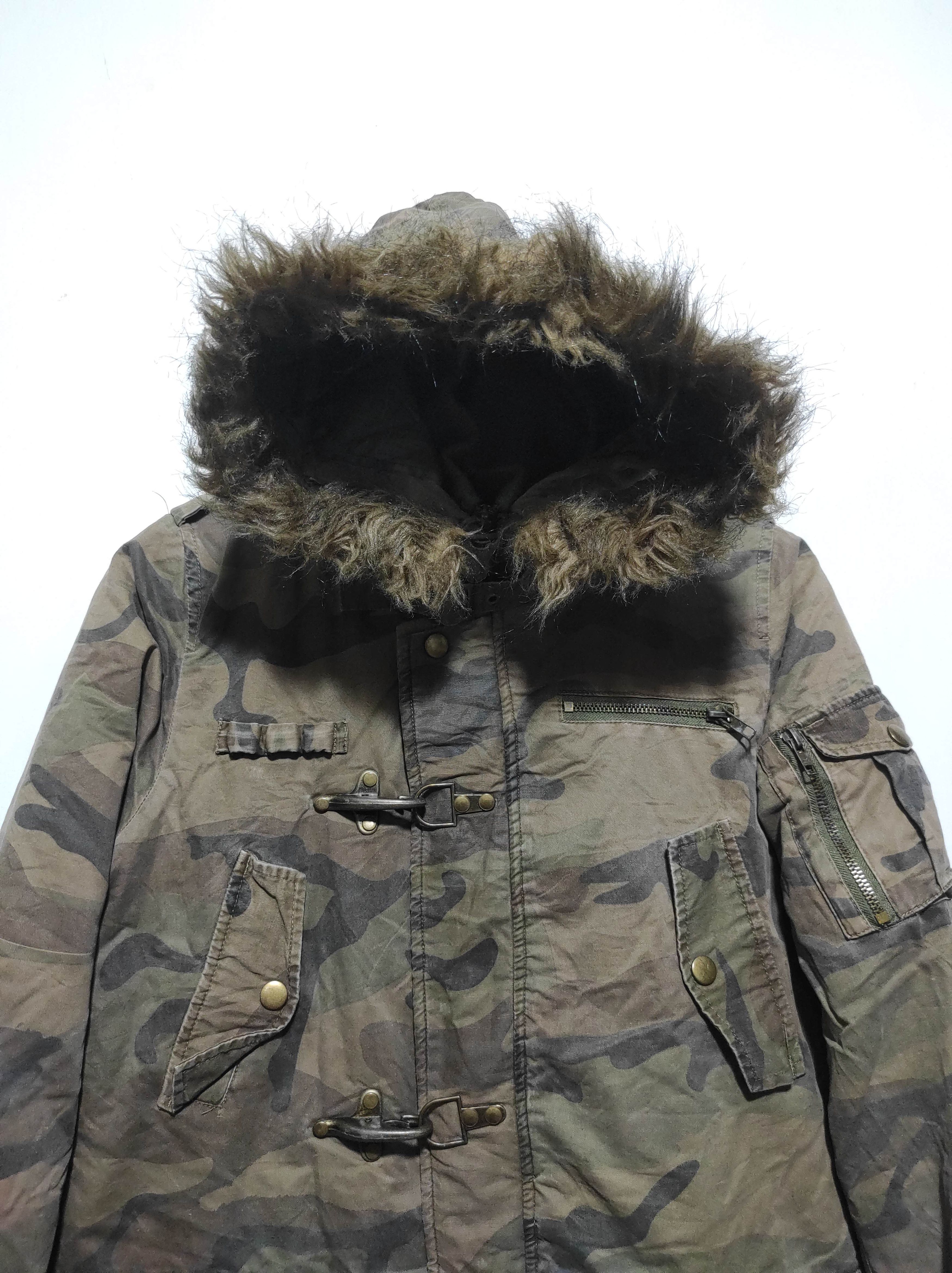 Hysteric Glamour XAJA Camo Parka Fur Hoodie Jacket Ifsixwasnine Lgb Style Size US M / EU 48-50 / 2 - 3 Thumbnail