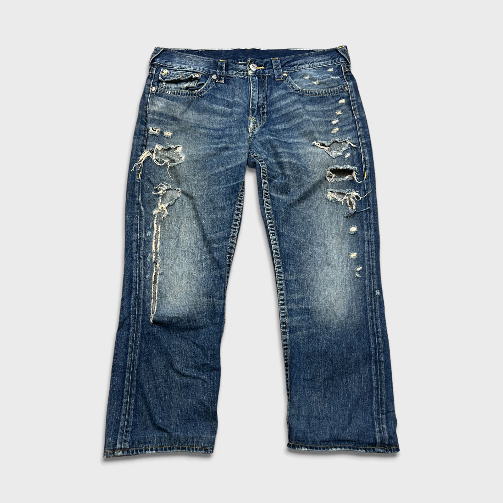 True Religion Jeans 38x29 World Tour Straight Denim Pants