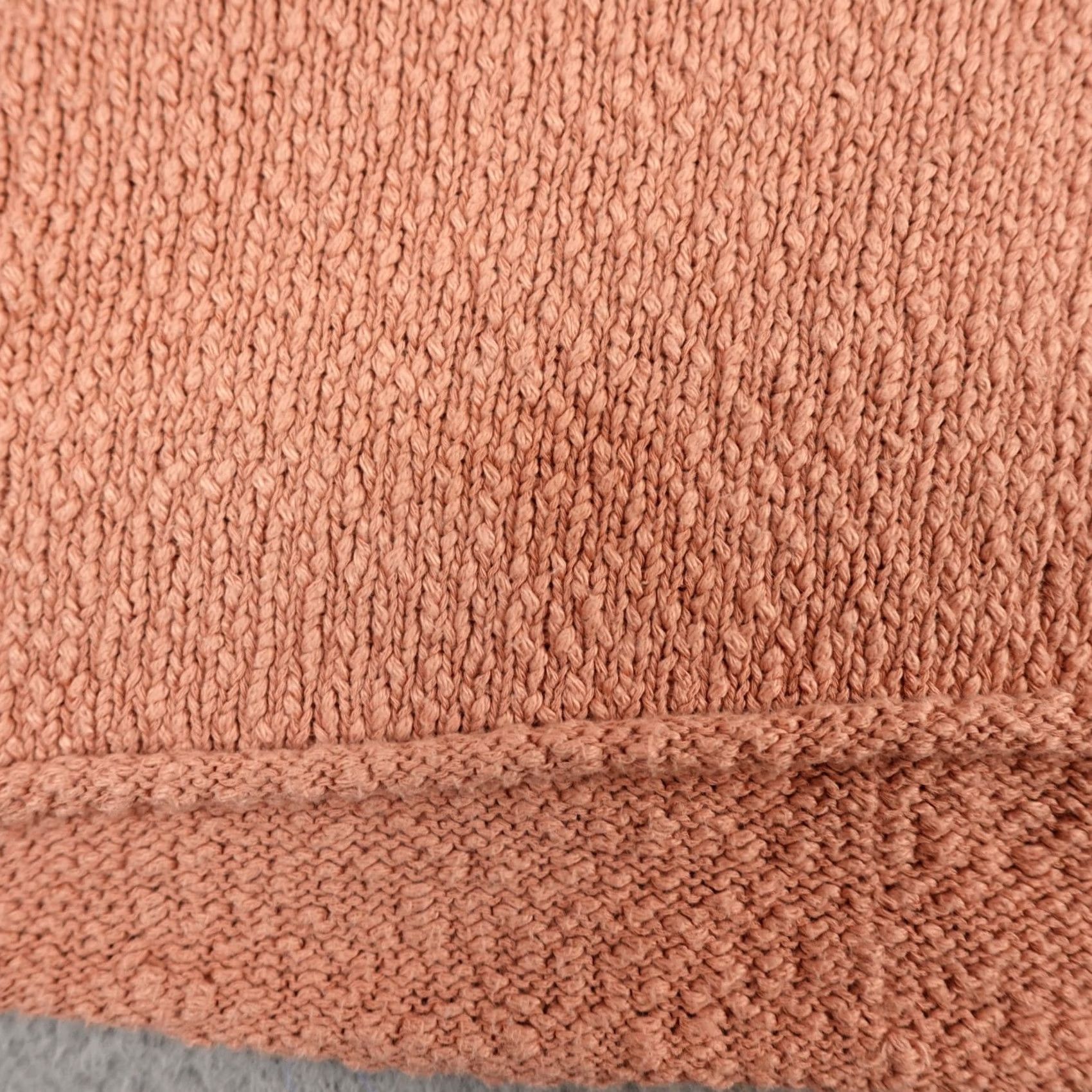 Vintage Aeri Shirt Womens Medium Pink Textured Tunic Pullover Long Sleeve Knit Boho Shirt Blouse Casual Size M / US 6-8 / IT 42-44 - 7 Thumbnail