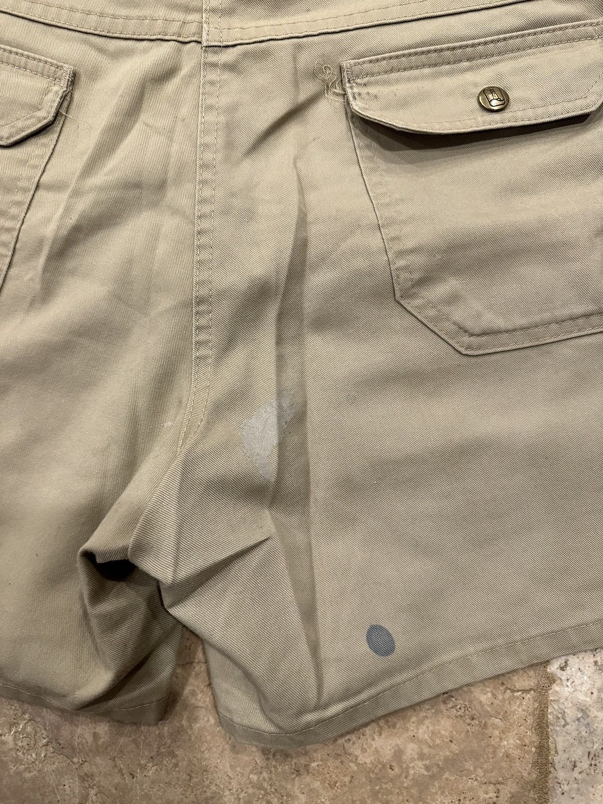 Lands' End × Vintage Vintage Land’s End Cargo Tan Painter’s Shorts Size US 32 / EU 48 - 5 Thumbnail