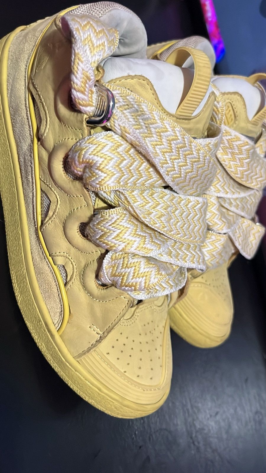 Lanvin Lanvin Curb Sneaker ‘Corn’ Size US 9.5 / IT 39.5 - 4 Thumbnail