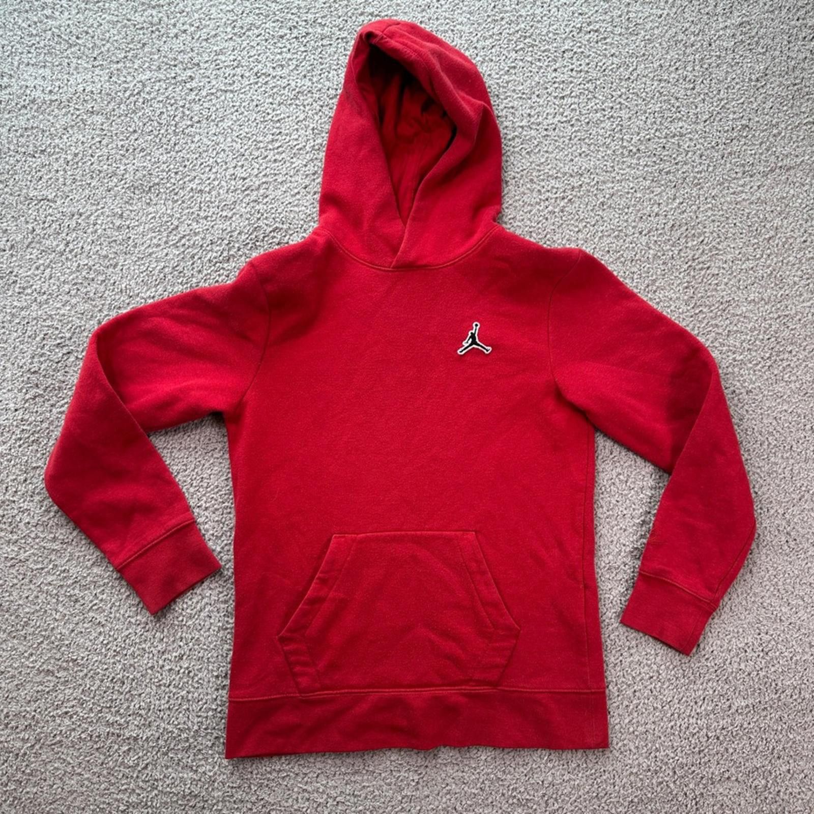 Jordan Brand Jordan Jumpman Red Pullover Hoodie Youth L 12-13 Sweatshirt Size US L / EU 52-54 / 3 - 1 Thumbnail