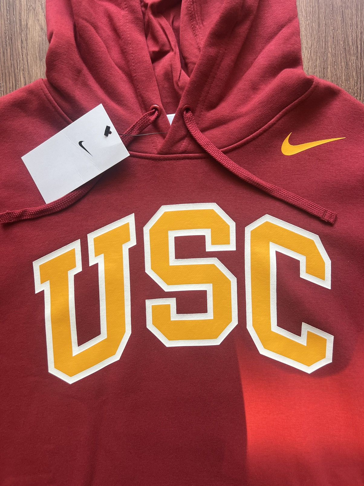 Nike Nike Men’s Red USC Trojans Logo Pullover Hoodie Sweatshirt Size US XXL / EU 58 / 5 - 2 Thumbnail