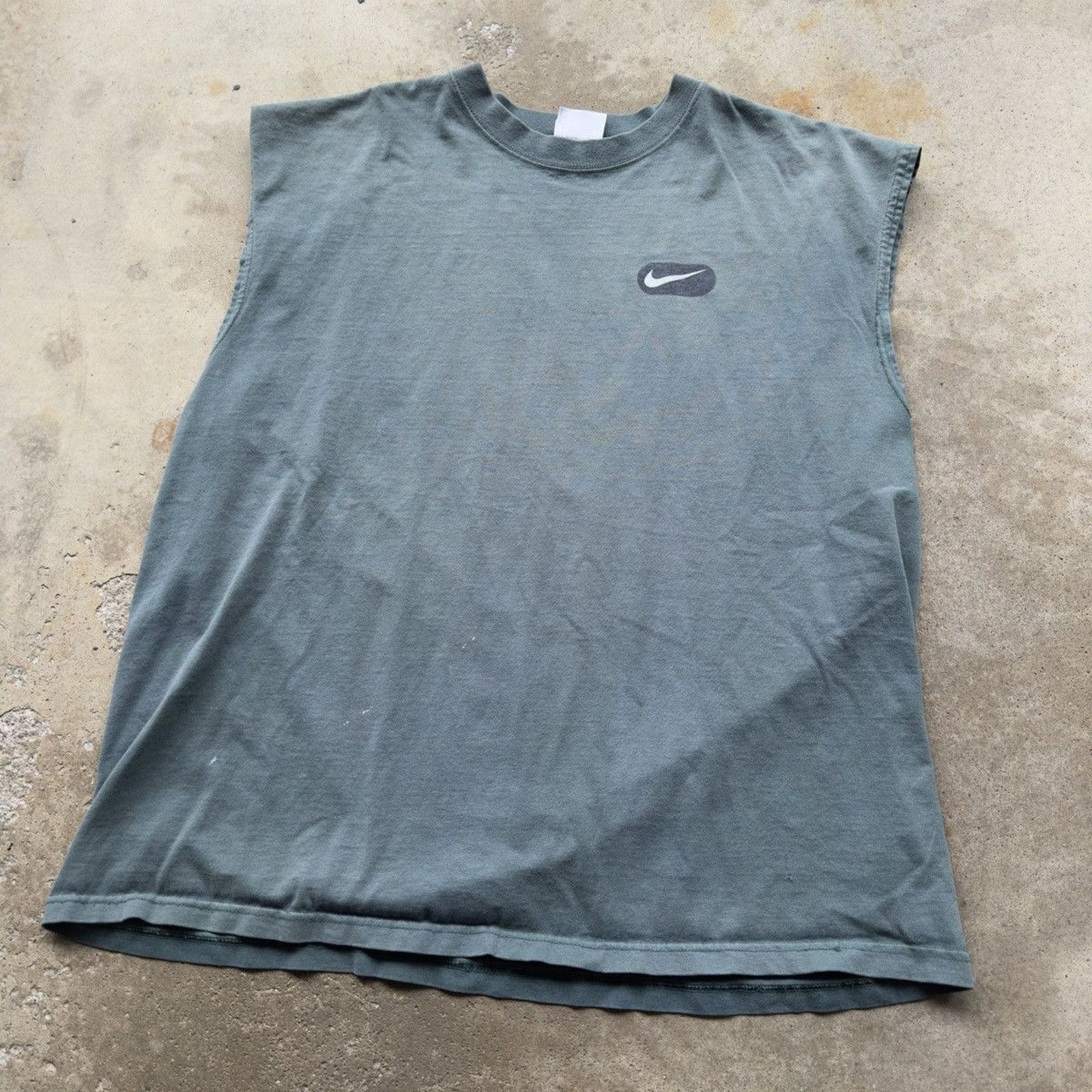 Nike Faded Nike Basketball Cut Off Tank Size US XL / EU 56 / 4 - 8 Thumbnail