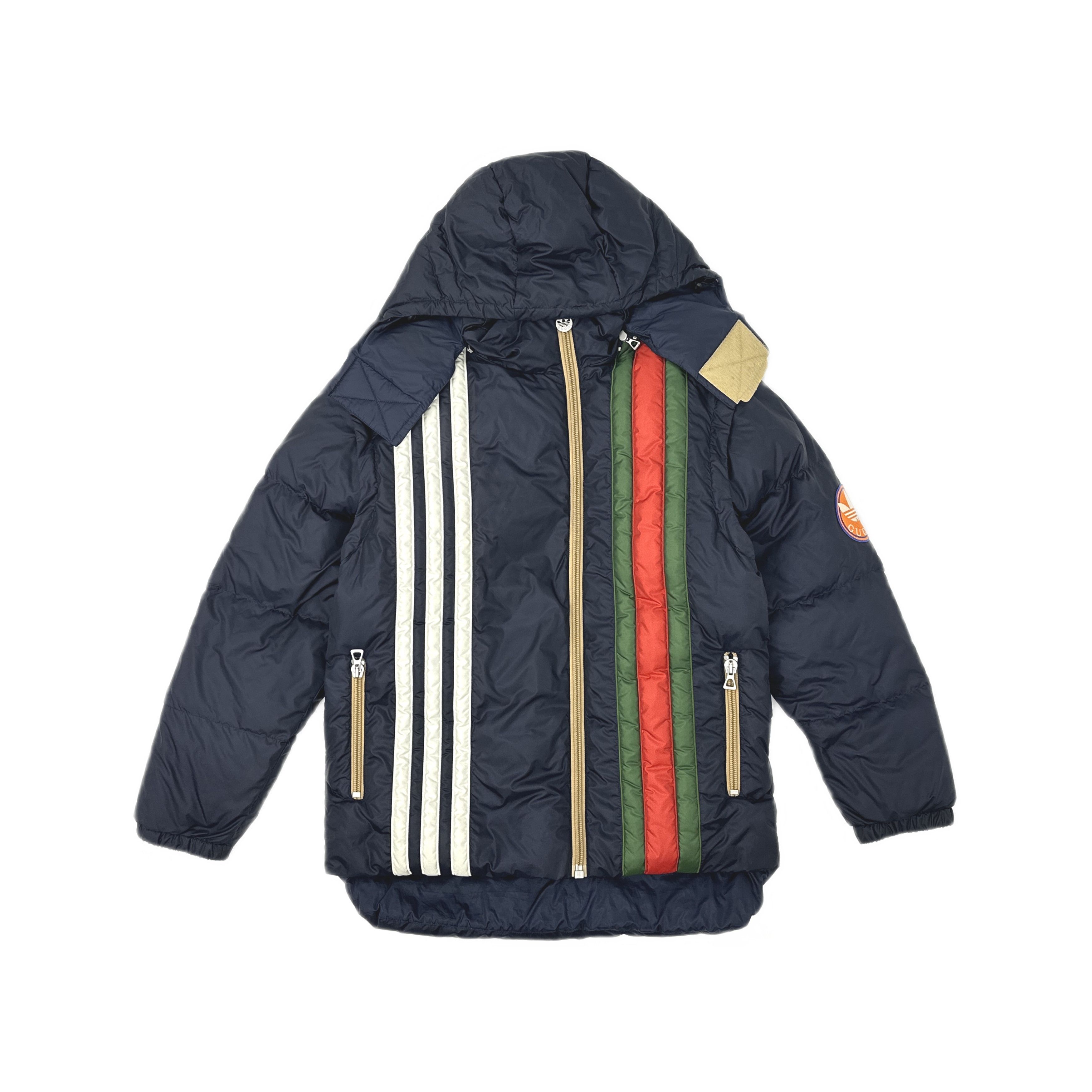 Gucci Gucci x Adidas Striped Down Jacket Size 44 Size US S / EU 44-46 / 1 - 1 Thumbnail