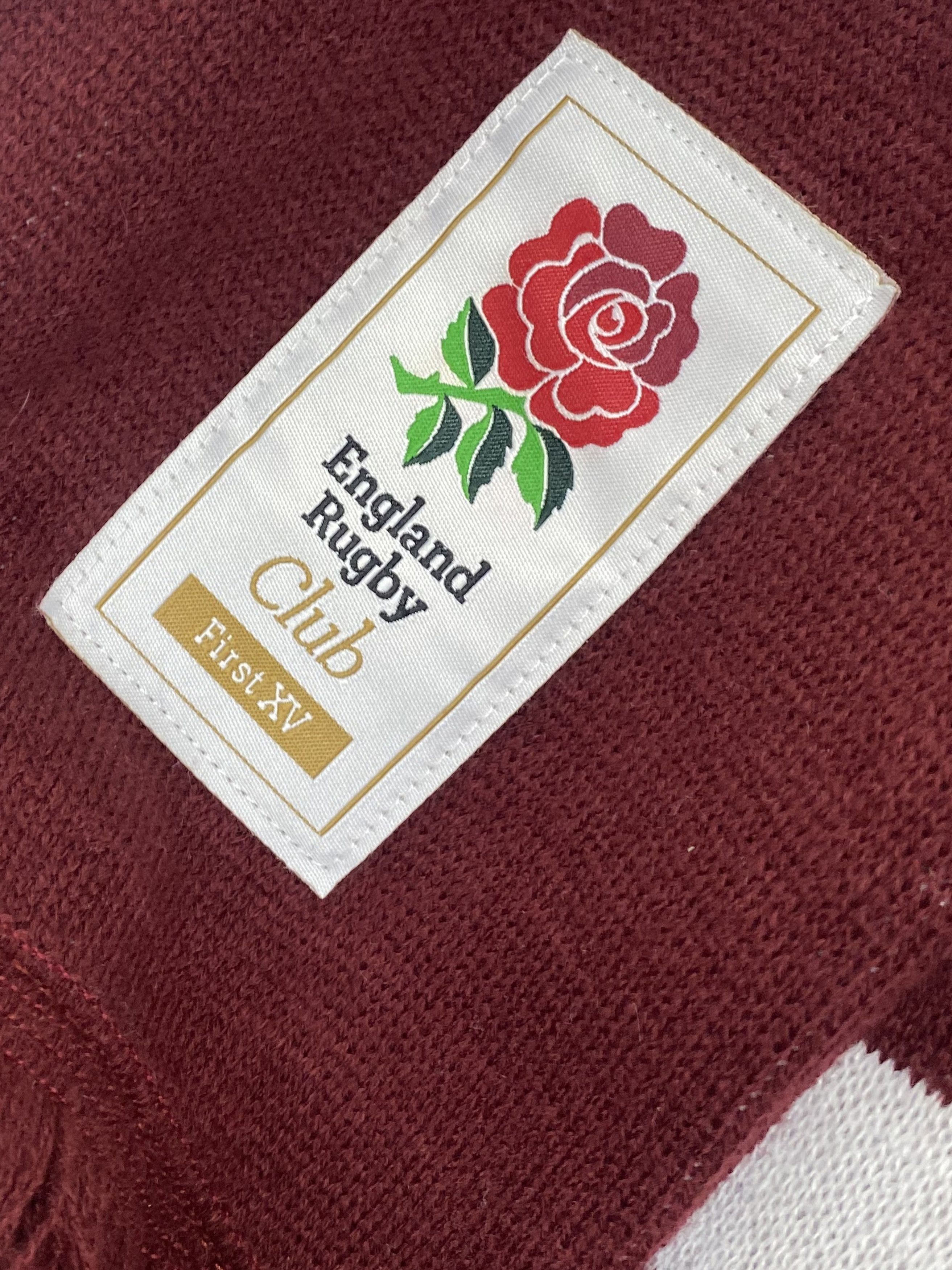 Vintage Vintage ENGLAND RUGBY Overprint Warm Scarf M Size ONE SIZE - 5 Thumbnail