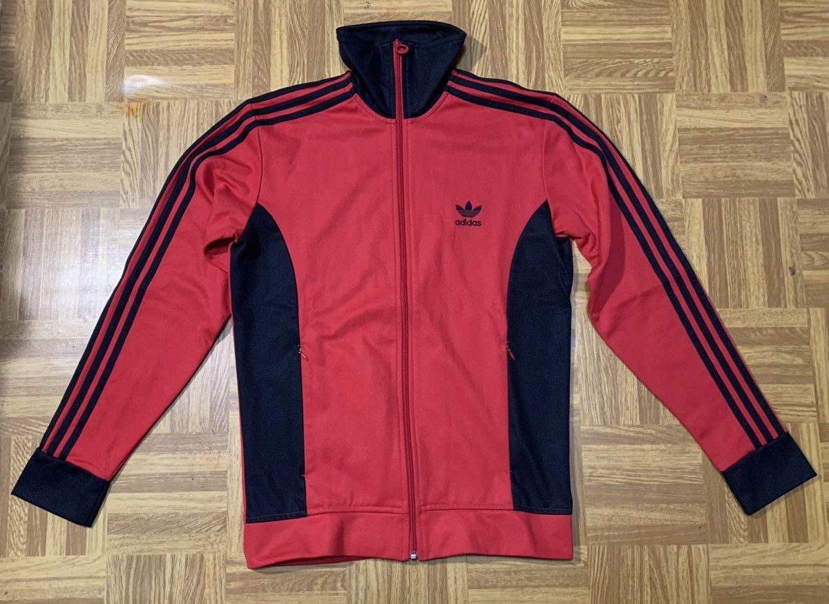 Adidas × Vintage Rare Vintage Adidas Originals Trefoil Red Track Jacket Size US M / EU 48-50 / 2 - 8 Thumbnail