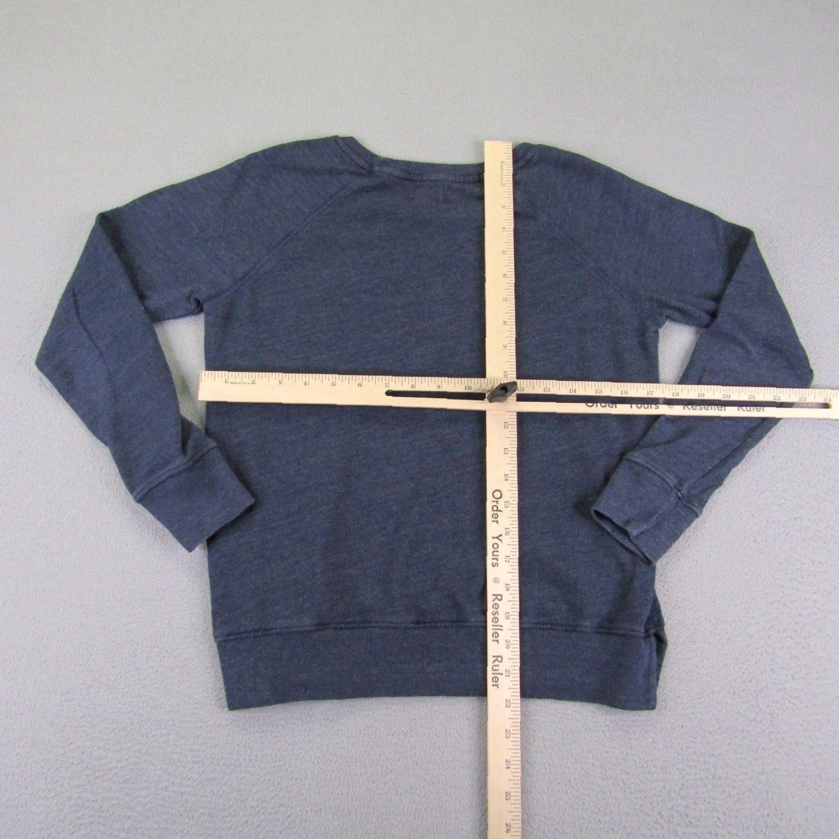 Sundry Sundry Sweater Womens Small Blue Lightweight Pullover Popover Raglan Triblend Size S / US 4 / IT 40 - 4 Thumbnail