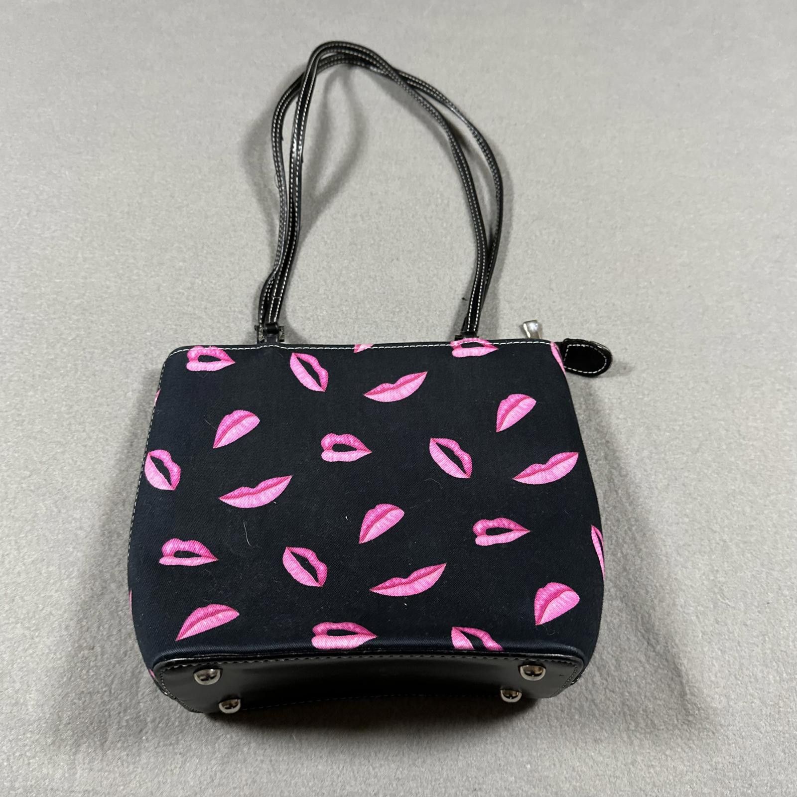 Other Shoulder Bag Lips Pink And Black Y2K Size ONE SIZE - 3 Thumbnail