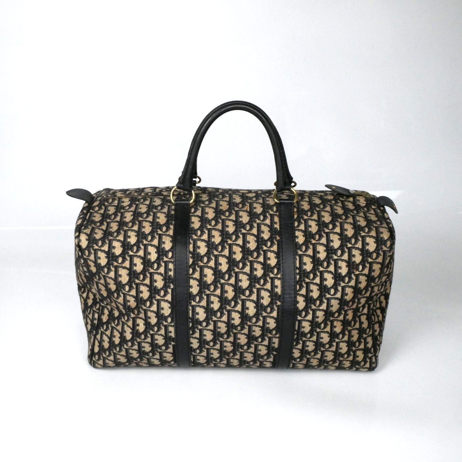 Dior Christian Dior Beige Trotter Monogram Duffle Bag Size ONE SIZE - 4 Thumbnail