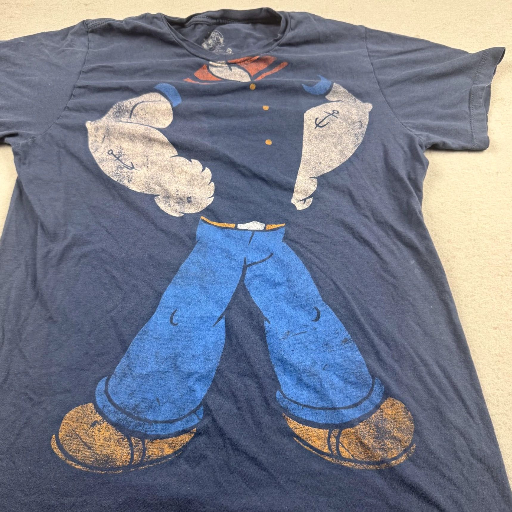 Other Popeye Shirt Mens Medium Navy Graphic Costume Cartoon King Features Licensed T-Shirt Short Sleeve Crew Neck Size US M / EU 48-50 / 2 - 2 Thumbnail