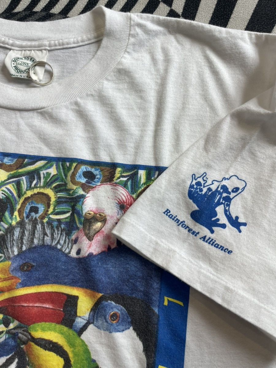Arts & Science Vintage SAVE the Rainforest Alliance 90’s Artwork Tshirt Size US XL / EU 56 / 4 - 8 Thumbnail
