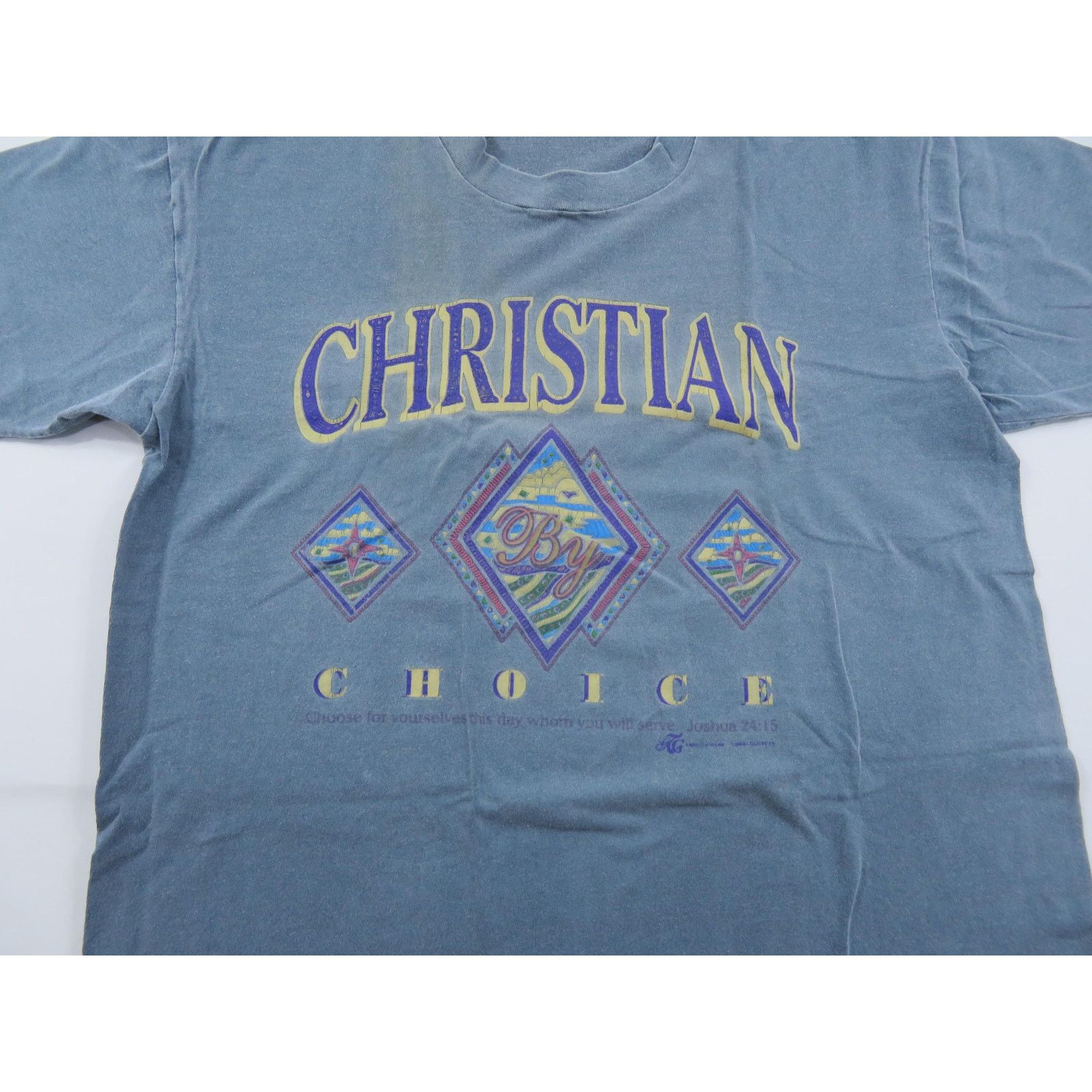 Anvil Christian By Choice University Style Graphic T-shirt L 90s Size US L / EU 52-54 / 3 - 3 Thumbnail